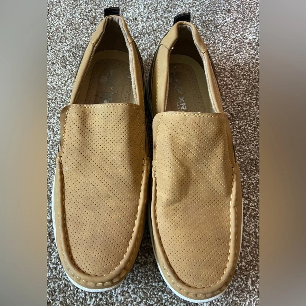 Xray Ultimate Comfort Mens Tan Boat Shoe Size 10